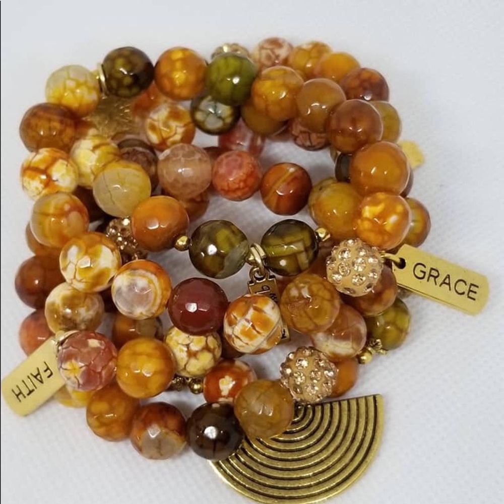 Stone Beaded Bracelets